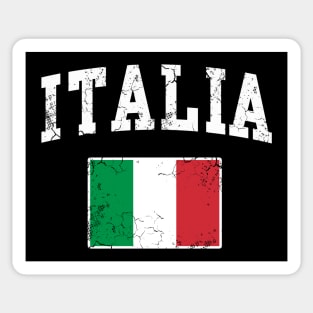 Italia Flag Vintage Distressed Italy Italian Sticker